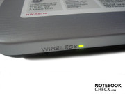 Wlan/Bluetooth-Schieberegler auf der Vorderseite