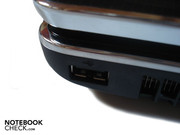 Einmal USB 2.0 auf der linken Seite