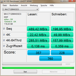 Crucial M4 im AS-SSD-Benchmark