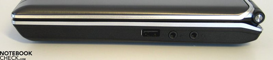 Rechte Seite: USB 2.0, Audio