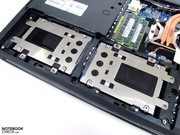 ...und gleich zwei flotten 500GB Festplatten lässt das Notebook hinsichtlich Performance kaum Wünsche offen.