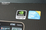 Dafür sind auch die recht leistungsstarken Komponenten wie der Intel Core2Duo und die Geforce-Grafikkarte verantwortlich.