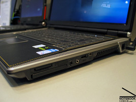 Asus Lamborghini VX2 Anschlüsse