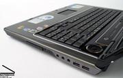 ...wurden diese durch eine überlegte Platzierung am Notebook überaus benutzerfreundlich angeordnet.