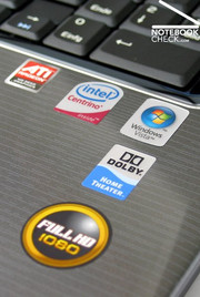 Für reichlich Leistung sorgt eine Intel T9300 Penryn CPU mit 2.5 GHz...
