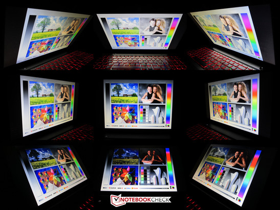 Blickwinkel Lenovo IdeaPad Y500