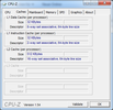 Systeminfo CPUZ Cache