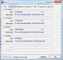 Systeminfo CPUZ Cache