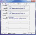 Systeminfo CPUZ Cache