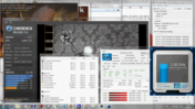 Cinebench R11.5+Furmark: Gegen Ende @2.3GHz Turbo
