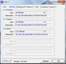 Systeminfo CPUZ Cache