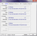 Systeminfo CPUZ Cache