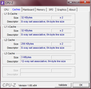 Systeminfo CPUZ Cache