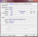 Systeminfo CPUZ Mainboard