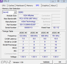 Systeminfo CPUZ RAM SPD