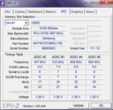 Systeminfo CPUZ RAM SPD