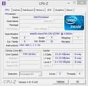 Systeminfo CPUZ CPU