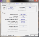 Systeminfo CPUZ RAM