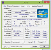 Systeminfo CPUZ CPU