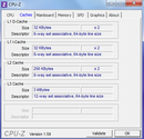 Systeminfo CPUZ Cache