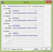 Systeminfo CPUZ Cache