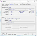 Systeminfo CPUZ Mainboard