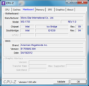 Systeminfo CPUZ Mainboard