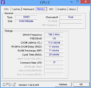 Systeminfo CPUZ RAM