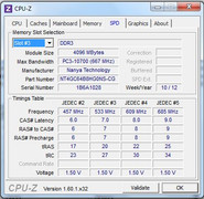 Systeminfo CPUZ RAM SPD