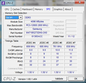 Systeminfo CPUZ RAM SPD