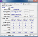 Systeminfo CPUZ RAM SPD