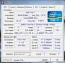 Systeminfo CPUZ CPU