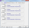 Systeminfo CPUZ Cache