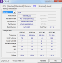 Systeminfo CPUZ RAM SPD