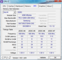 Systeminfo CPUZ RAM SPD