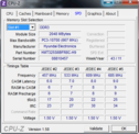 Systeminfo CPUZ RAM SPD