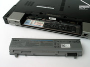 Viele Möglichkeiten bieten sich auch bei der Energieversorgung des Notebooks. Hier sind 4-, 6- oder 9-Zellen Akkus sowie eine externe Zusatzbatterie möglich.