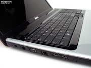 Das Tippgefühl der Tastatur fällt passabel aus, und zeichnet sich durch einen markanten Druckpunkt aus.