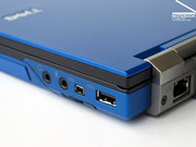 Geboten werden etwa ein Firewire, ein kombinierter eSATA/USB und ein weiterer USB Port.