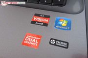 Das Notebook enthält gleich zwei Grafikkarten.