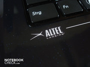 Die Lautsprecher sind von Altec/Lansing und sorgen für einen überraschend guten Klang