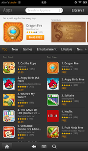 Der Amazon App Store ist noch jung. Die Benutzer können jedoch auch von anderen Quellen herunterladen und Android APKs installieren.