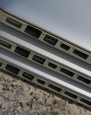 Einzig der Blitz neben dem MiniDP verrät das neue Modell mit ThunderBolt.