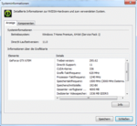 GPU-Infos (die Taktraten wurden wohl falsch ausgelesen)