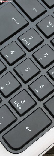 HP Pavilion dv6-6110eg: Die Tastatur ist nicht so schwammig wie beim dv6-6008eg.
