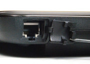 ...wie hier der Ethernet-Port.