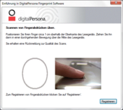 Einweisung zum Fingerabdruckscanner
