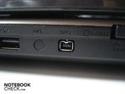 Firewire auf der linken Seite