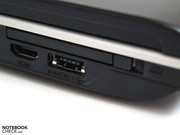 ... HDMI, und eSATA nicht optimal für Linkshänder