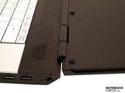 Zudem kann man das Notebook nahezu vollständig aufklappen.